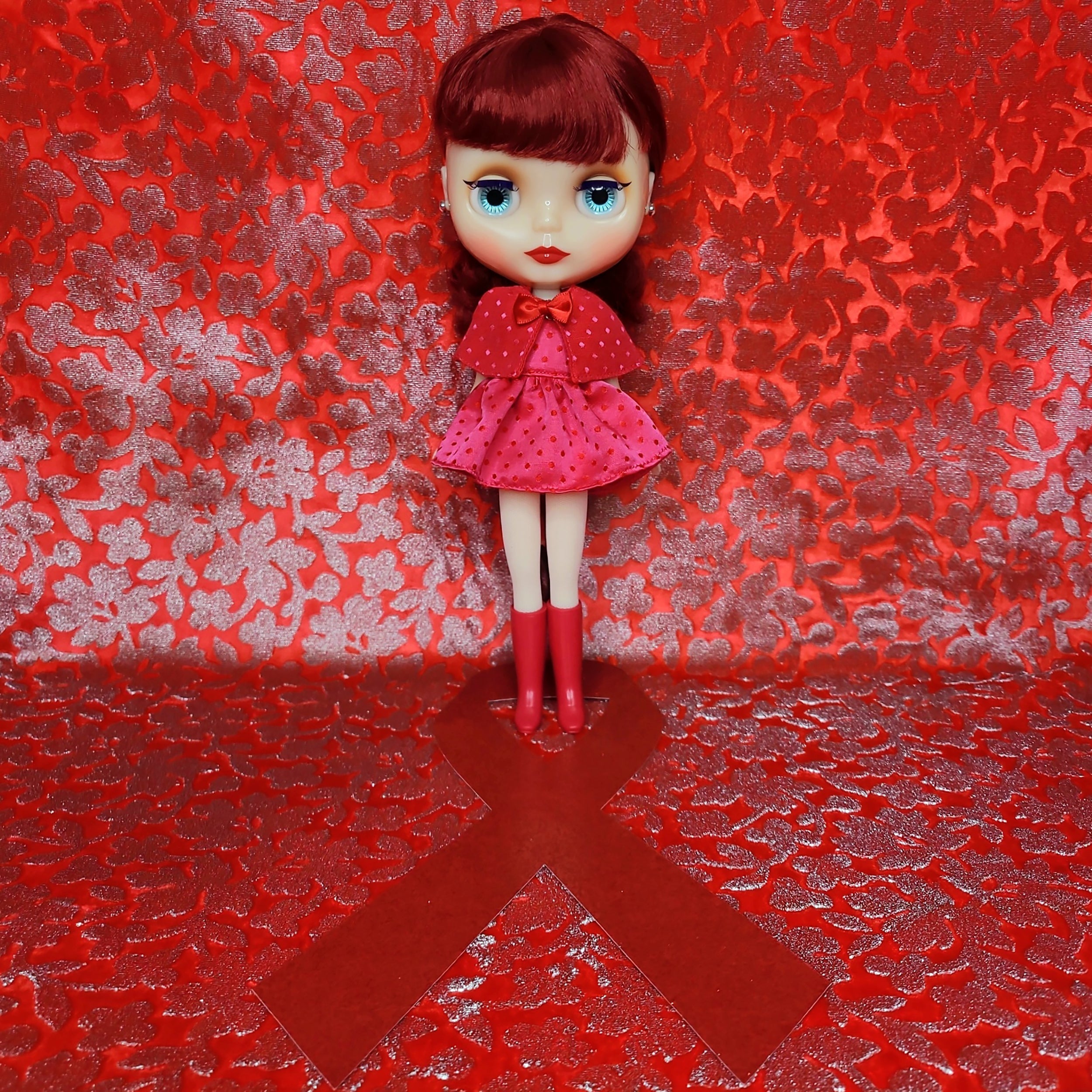 WORLD AIDS DAY LIMITED EDITION BENEFIT DRESS & CAPELET SET