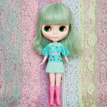 Load image into Gallery viewer, LES CHIFFONETTES COLLECTION - BEADED MINI-DRESS FOR BLYTHE
