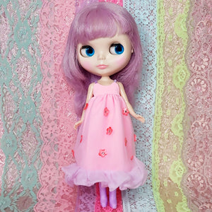 LES CHIFFONETTES COLLECTION - PINK & LAVENDER MAXI-DRESS FOR BLYTHE