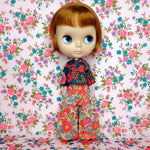 Load image into Gallery viewer, FINE &amp; DANDY COLLECTION - LIBERTY BLOUSE &amp; TROUSERS SET FOR BLYTHE &amp; OTHER 22cm/24cm DOLLS
