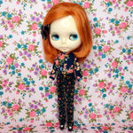 Load image into Gallery viewer, FINE &amp; DANDY COLLECTION - BLOUSE &amp; TROUSERS SET FOR BLYTHE &amp; OTHER 22cm/24cm DOLLS
