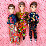 Load image into Gallery viewer, FINE &amp; DANDY COLLECTION - BLOUSE &amp; TROUSERS SET FOR BLYTHE &amp; OTHER 22cm/24cm DOLLS
