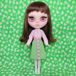 Load image into Gallery viewer, FASHION FACE-OFF COLLECTION - 2-PIECE BLOUSE &amp; SKIRT SET FOR BLYTHE &amp; OTHER 22cm/24cm DOLLS
