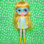 Load image into Gallery viewer, FASHION FACE-OFF COLLECTION - COLLAR 'N' CUFFS DRESS FOR BLYTHE &amp; OTHER 22cm/24cm DOLLS
