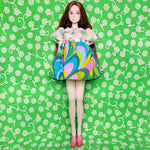 Load image into Gallery viewer, FASHION FACE-OFF COLLECTION - EMPIRE WAIST MINI-DRESS FOR MOMOKO &amp; OTHER 27cm/29cm DOLLS
