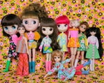 Load image into Gallery viewer, FASHION FACE-OFF COLLECTION - HALTER NECK TOP &amp; TROUSERS SET FOR BLYTHE &amp; OTHER 22cm/24cm DOLLS
