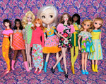 Load image into Gallery viewer, FASHION FACE-OFF COLLECTION - BLOUSE &amp; SKIRT SET FOR MOMOKO &amp; OTHER 27cm/29cm DOLLS
