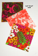 Load image into Gallery viewer, SISSYMIX VINTAGE FABRIC PACK - PSYCHEDELIC PRINTS IV
