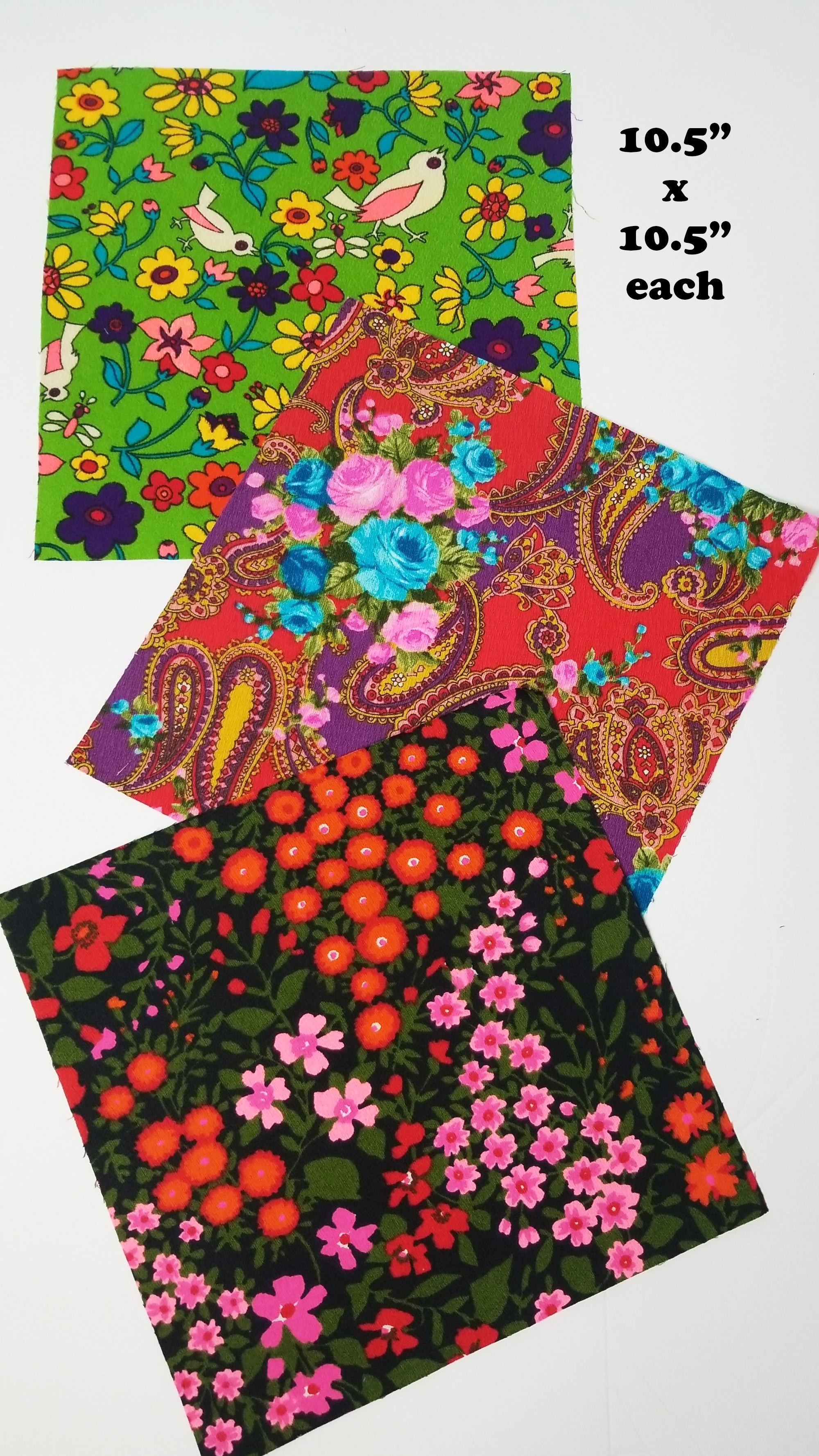 SISSYMIX VINTAGE FABRIC PACK - PSYCHEDELIC PRINTS IV