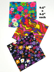 SISSYMIX VINTAGE FABRIC PACK - PSYCHEDELIC PRINTS VI
