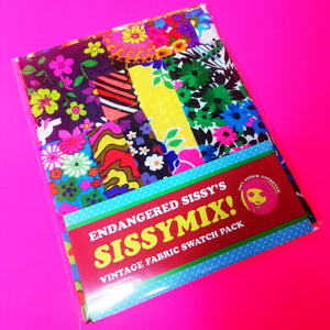 SISSYMIX VINTAGE FABRIC PACK - PSYCHEDELIC PRINTS VI