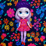 Load image into Gallery viewer, SALE! MIXED BERRIES COLLECTION - MINI-DRESS &amp; SKINNY TROUSERS SET

